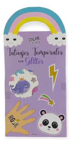 Tatuajes Temporales Para El Cuerpo Con Gliter Color App