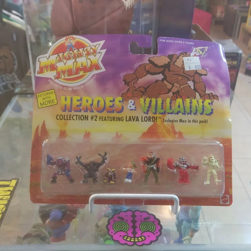 Mighty Max, Heroes Villians, Lava Lord, Exclusive Mighty Max (Usado)