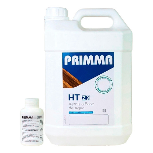 Primma Ht 2kvernize Acetinado Madeira Assolho Taco -5 Litros