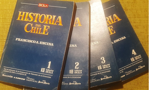 Colección Historia De Chile, Francisco Encina. 37 Tomos