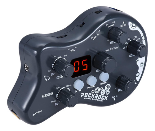 Pedal De Distorsión Multiefectos Para Guitarra Portátil