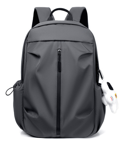 Mochila Impermeable Para Estudiantes, Mochila De Viaje De Ocio. Color Gris