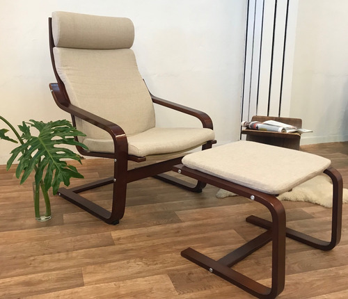 Puff Apoyapies Volgar Color Walnut Madera