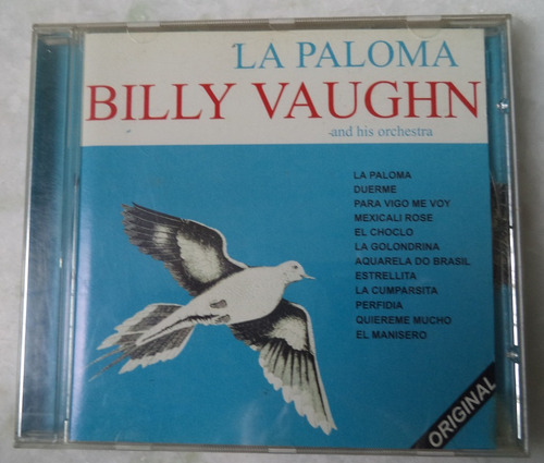 Cd Original La Paloma Billy Vaughn