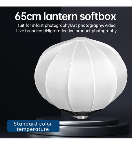 Linterna Softbox De 65cm Con Liberación Rápida Para Iluminac