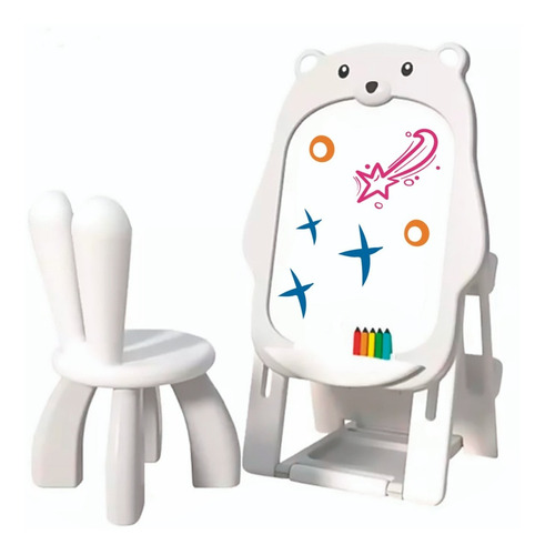 Tablero Para Niños Magnético Con Silla Y Organizador