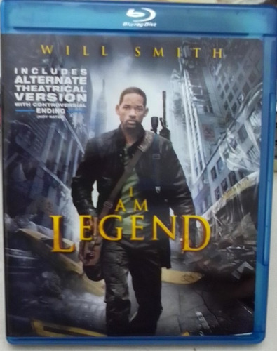 Soy Leyenda. Will Smith. Importado. Blu- Ray