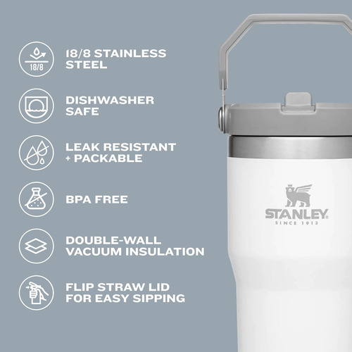 Stanley ® iceflow Termo Vaso Acero Inoxidable Con Agarradera