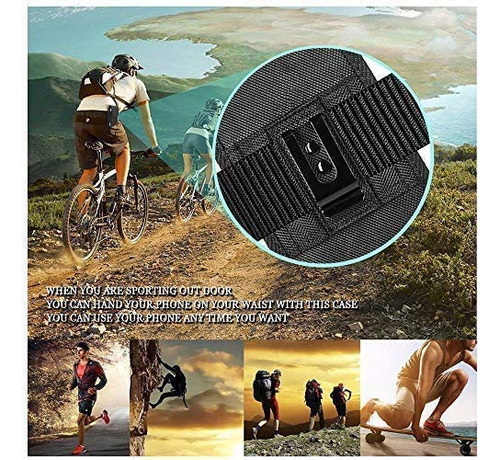 Funda Cinturon Para iPhone / Samsung iPhone 11 12 Pro 8 7 6