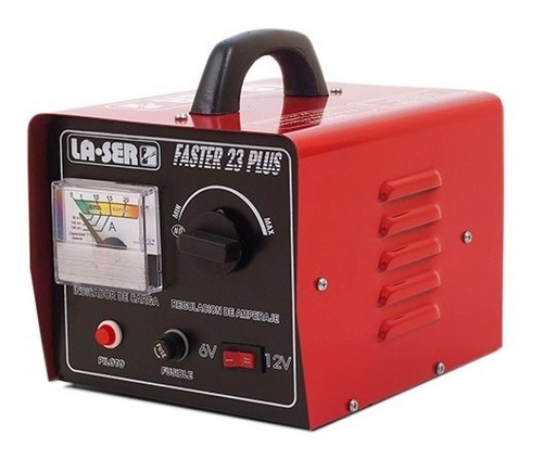 Cargador De Baterias Auto 6v 12v 20amp Amperimetro Laser Reg