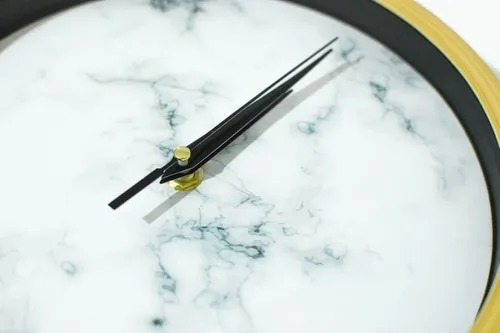 Imagen 3 de 10 de Reloj Pared Grande Moderno Marmol Minimalista Relojes