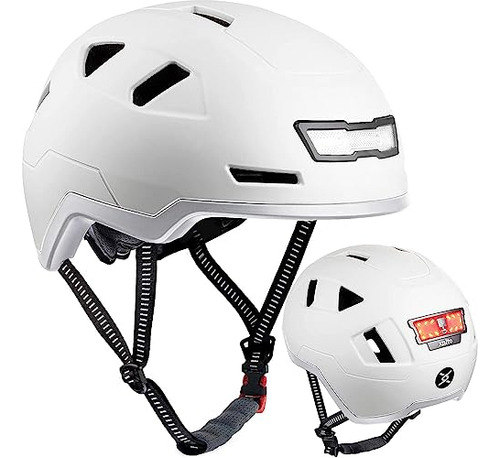 Casco De Bicicletas Xnito Con Luces Led - Casco De Bic