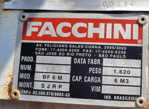 Imagem 15 de 15 de Vw 15.180 4x2 Caçamba Facchini