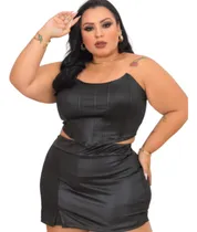 Comprar Cropped Corselet Plus Size Tamanho Grande 