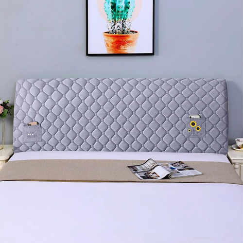 Wayuto Funda Elástica Para Cabecera De Cama Con Bolsillos Pr