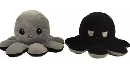 Pulpo reversible en online blanco y negro
