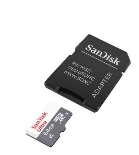 Imagem 3 de 4 de Cartão De Memória Sandisk Sdsquns-064g-gn3ma Ultra Sd 64gb