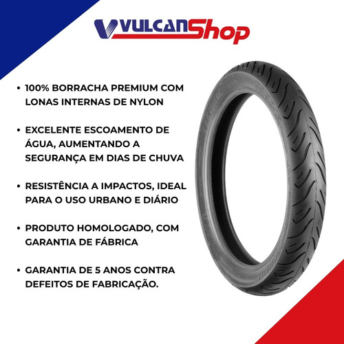 Pneu 90/90-18 Traseiro C/câmara Cg 125/150/160 Titan Technic