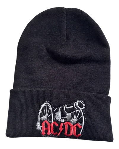 Ac Dc Logo Bordada Gorro Lana
