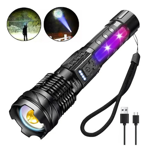 Linterna Bossney Bs-l3994-tg Luz Blanca 7 Modos