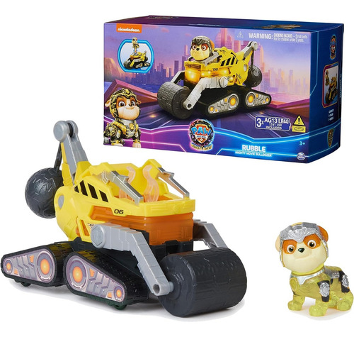 Paw Patrol The Mighty Movie - Bulldozer Robble Mighty Pups