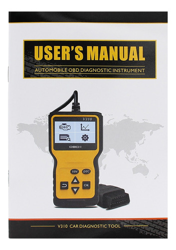Escáner Obd2 V310, 12 V, 24 V, Motor De Automóvil Y Camión,