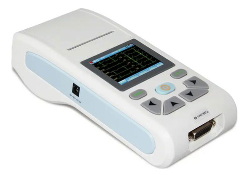 Eletrocardiógrafo Ecg Portátil 3 Canais 12 Derivações Ecg90a 127/220v