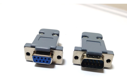 Conector Serial Db9 Macho Hembra Modular Soldadura Carcasa