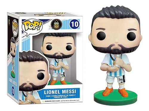 Funko Lionel Messi #10 Medalla Campeón Argentina Trofeo Pop!