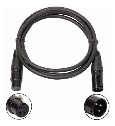 Micrófono-6m Cable P/ Micrófono 6 Metros Conector Xlr Ktv