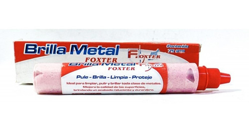 Crema Brilla Metal Foxter 75gr Para Metales