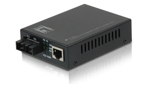 Conversor De Medios Fast Ethernet Rj45 A Sc, Fibra Multimodo