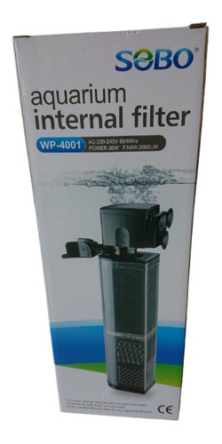 Filtro Sobo Wp-4001 Acuario 250-400 Litros Peces Tortugas