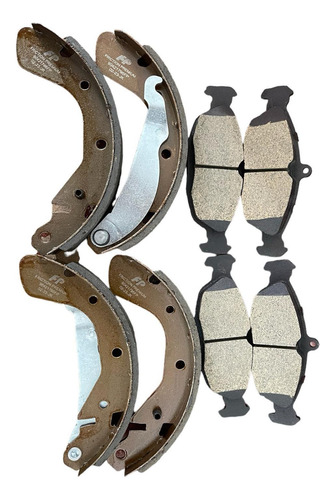 Kit Balatas Delanteras Y Traseras Gm Chevy 2006-2007-2008 Fp