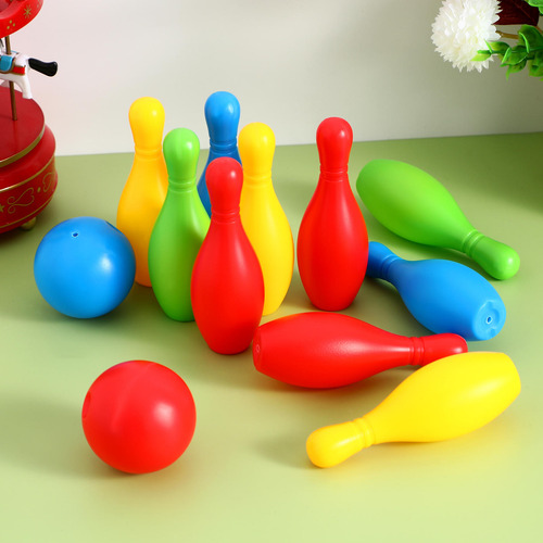 1 Juego De Bolos Divertido, Minijuego De Bolos, Juguete Educ