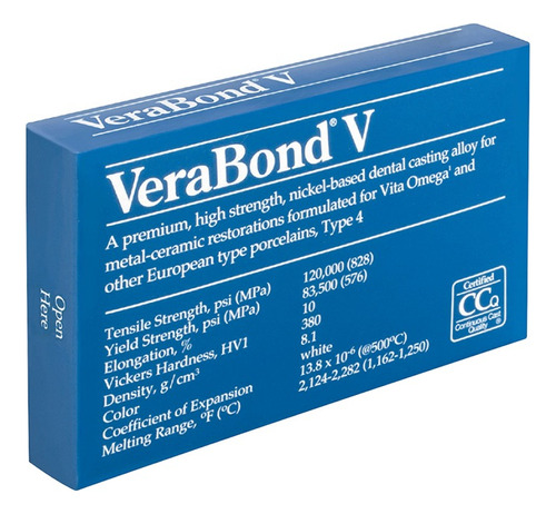 Verabond V Metal 204gr Lingote