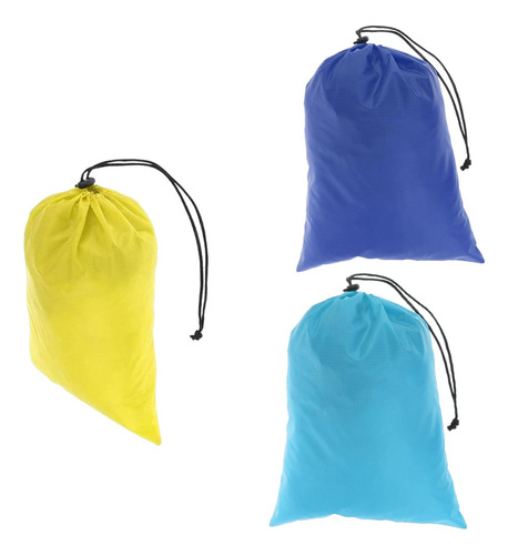 Bolsas Con Cordón Impermeables Y Ligeras, 3 Uds., Sacos Con