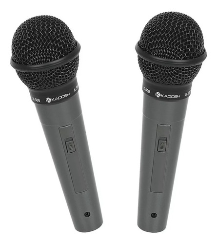 Kit 2 Microfones Profissional Kadosh K300 Igrejas Eventos