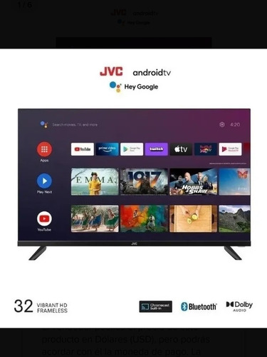 Imagen 1 de 6 de Smartv 32 Pulgadas Jvc