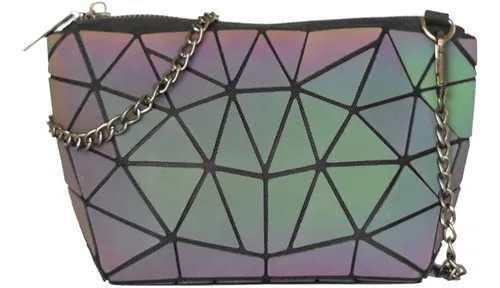Bolsa holografica geometrica hot sale