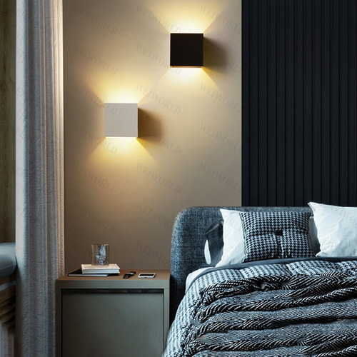 Gosun® Lámpara De Pared Led 12w Impermeable Foco Flotante Estructura Blanco - Blanco Cálido
