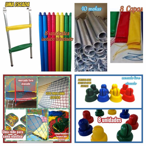 Escada 2 Degraus Antiderrapante Para Pula Pula E Cama+brinde