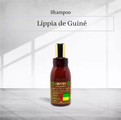 Kit 2 Shampoo Lippia De Guiné Coiffer 250ml Fortalece Os Fio