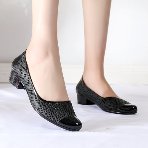 Zapatos Casuales De Verano Con Zuecos De Pvc Para Mujer