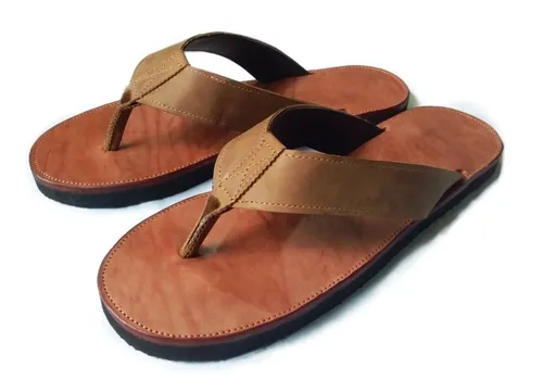 Ojotas Sandalias Cuero B sica Hombre Tierra Adentro Art Env o