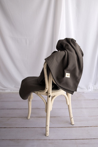 Manta De Sillón - Nido De Abeja - Home / Soft - 200x160cm Canela Lisa