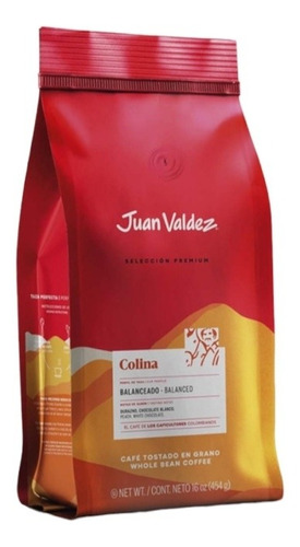 Café Juan Valdez Colina En Granos De 454grs