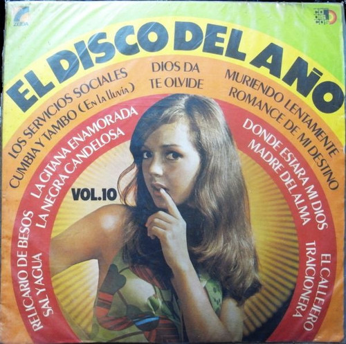 El Disco Del Año Vol. 10 - Vallenato Cumbia - Lp Vinilo