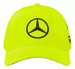 Gorra Lewis Hamilton Mercedes F1 Inglaterra Neon Amarilla Uk