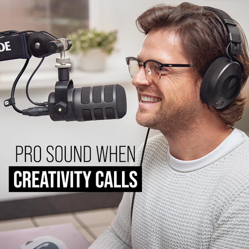 Micrófono Dinámico Usb Podmic Para Podcasting Y Streaming